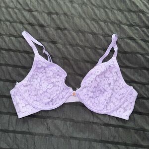 Savage X Fenty Leopard Lace Unlined Bra